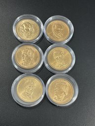 Presidential Dollars-Lot Of 6