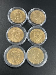 Presidential Dollars-Lot Of 6