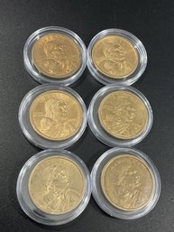 Sacagawea Dollars-Lot Of 6