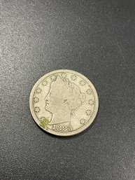 1883 V Nickel NO CENTS
