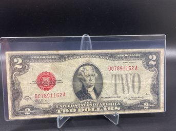 1928 D Red Seal $2 Bill
