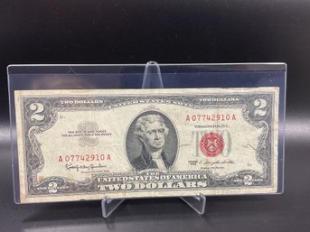 1963 Red Seal $2 Bill