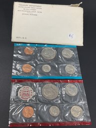 1971 U.S. Mint Uncirculated Coin Set