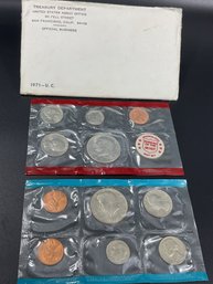 1971 U.S. Mint Uncirculated Coin Set