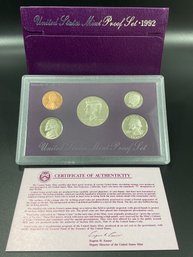 1992 U.S. Mint Proof Coin Set