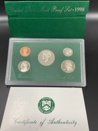 1998 U.S. Mint Proof Coin Set