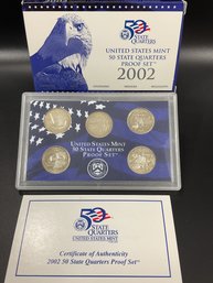2002 U.S. Mint 50 State Quarters Proof Set