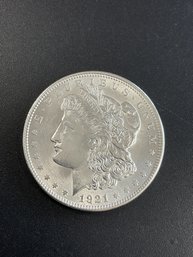 1921  Morgan Silver Dollar AU/BU