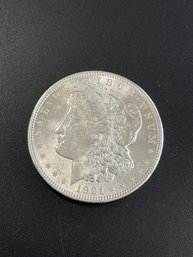 1921  Morgan Silver Dollar AU/BU