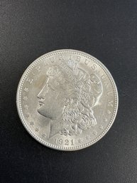 1921  Morgan Silver Dollar AU/BU