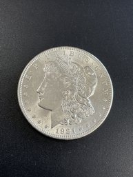 1921  Morgan Silver Dollar AU/BU
