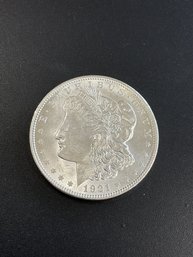 1921  Morgan Silver Dollar AU/BU