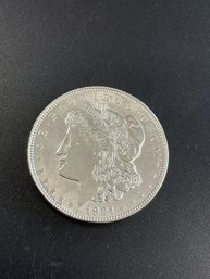 1921  Morgan Silver Dollar AU/BU