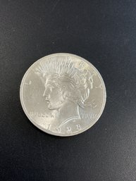 1923 Peace Silver Dollar AU/BU