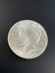 1923 Peace Silver Dollar AU/BU