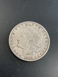 1898 S Morgan Silver Dollar