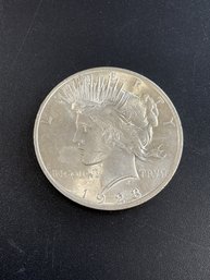 1923 Peace Silver Dollar