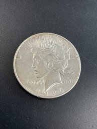 1926 D Peace Silver Dollar