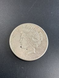 1927 Peace Silver Dollar