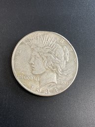 1934 D Peace Silver Dollar