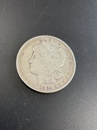 1904 O Morgan Silver Dollar