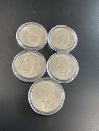 Eisenhower Dollars-lot Of 5