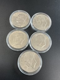 Eisenhower Dollars-Lot Of 5