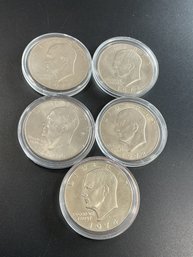 Eisenhower Dollars-Lot Of 5