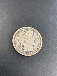1912 Barber Half Dollar