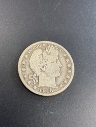 1915 S Barber Half Dollar