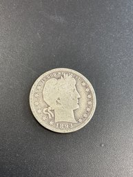 1893 Barber Quarter