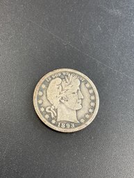 1893 O Barber Quarter