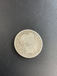 1898 Barber Quarter