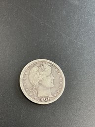 1901 Barber Quarter