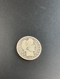 1908 D Barber Quarter