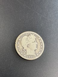 1914 D Barber Quarter