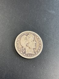 1914 Barber Quarter