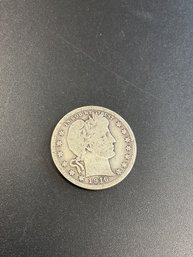 1916 D Barber Quarter