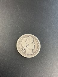 1916 D Barber Quarter