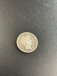 1910 Barber Dime