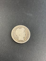 1914 S Barber Dime