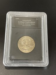1999 Susan B. Anthony Dollar BU