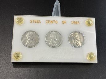 Steel Cents Of 1943