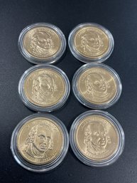 Presidential Dollars-lot Of 6