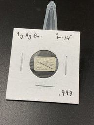 1 Gram 999 Fine Silver Bar