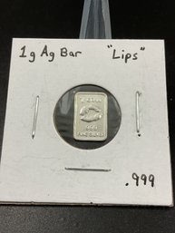 1 Gram 999 Fine Silver Bar