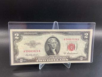 1953 A $2 Red Seal