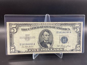1953 $5 Silver Certificate