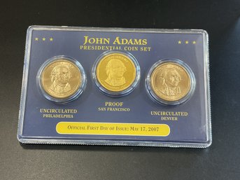 John Adams Presidential Coin Set