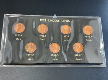 1982 Lincoln Cents